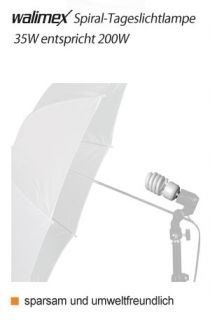 Walimex Spiral Tageslichtlampe (35 W, entspricht 200 W) 