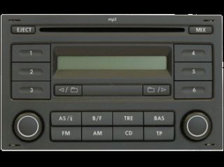 Radio Blaupunkt VW RCD 200 Polo Sharan  6Q0 035 152 A, 7644 236 360