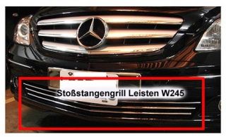 Chrom Leisten Strips Stoßstange Mercedes W 245 B Klasse