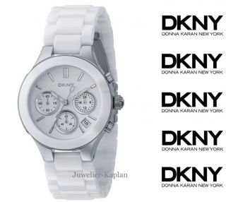 CERAMIC Weiß Chonograph NY4912 Chrono Damen Uhr NEU UVP 245€