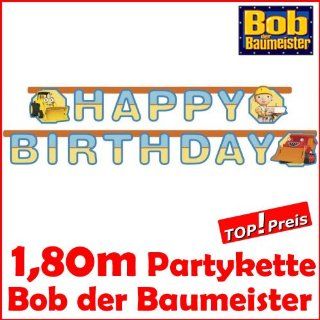Partykette Bob the builder bob der Baumeister Happy Birthday Tür