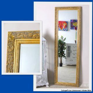 Wandspiegel MAILAND 55x170 cm Ganzkörperspiegel Spiegel antik gold