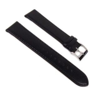 Junghans Max Bill Ersatzband Uhrarmband Leder für 20mm Schwarz 027