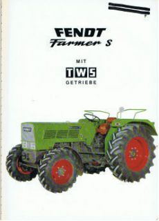 Fendt Farmer S, orig. techn. Broschüre