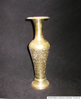 Messing Vase Blumenvase Kanne 30 cm (79)
