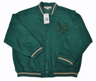 New York NY Green Varsity Baseball Jacket (All sizes)