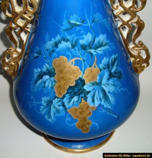 Porzellan Amphore / Vase   Frankreich 1860   1880 j.