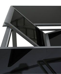 , silber Glasplatte schwarz, L 170/220 x B 100 x H 75 cm Zusatzbild