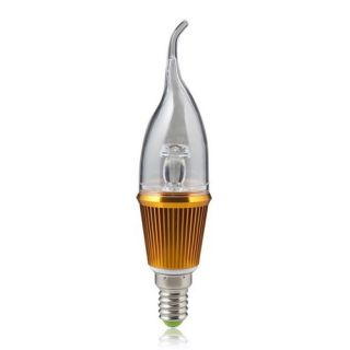 3W E14 Warm White Super Bright LED Candle Light Bulb Lamp Energy