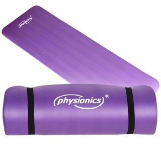 Gymnastikmatte 180 x 60 x 1,5 cm, 15mm Stärke in violett 