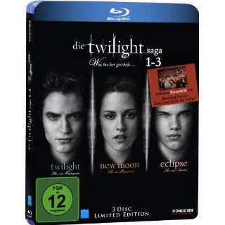 Die Twilight Saga 1 3   Was bis s her geschahinkl. Sammelkarte Blu