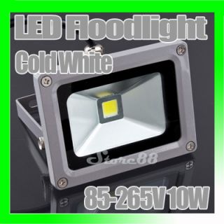 New Cold White Flood Light Wash Lamp 85 265V 10W LED Floodlight