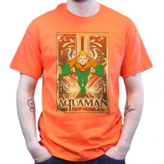 Big Bang Theory   Aquaman   T Shirt   Orange