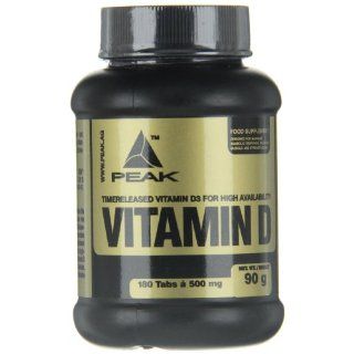 Peak Vitamin D, 180 Tabletten, 1 er Pack (1 x 90 g) 