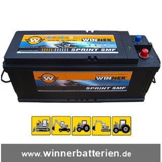 LKW Batterie 135Ah Starterbatterie Schlepper Traktor Trecker Bagger