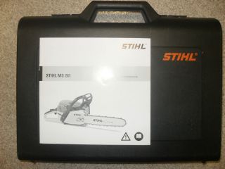 Stihl Bedienungsanleitung für MS 261 mit Stihl Koffer und Mütze