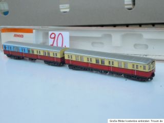 Arnold/Minitrain Berliner S Bahn BR 275/475 rot/ocker DRG/MuseumEp2/5