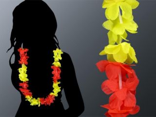 60 Stk. Hawaiiketten Hawaiikette Hula Hawai Blumen Kette Blumenketten