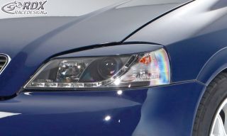 RDX Scheinwerferblenden Opel Astra G Böser Blick ABS Blenden Spoiler