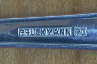 Bruckmann Besteck für 6 Pers   90er Silber