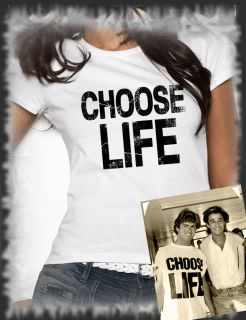 Retro, T Shirt Choose life George Michael, Rock Pop, Vintage