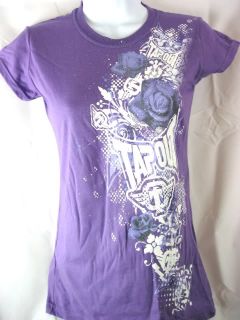 TAPOUT Breakdown Womens T shirt Purple New