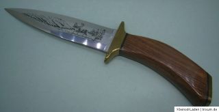 Franklin Mint Sammelmesser Jagdmesser Messer Solingen Karibu 28cm