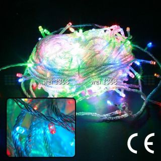 Color 10M 100LED Wedding Party Family Fairy String Christmas LED light