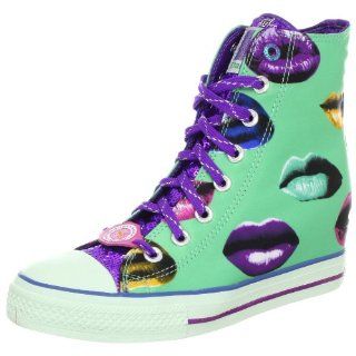 DADDY s MONEY Gimme Kisses 39109 GRN, Damen Sneaker, Grün (GRN),