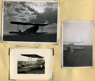 Fotoalbum Luftwaffe Flugzeuge Flugplatz Flugzeugführerschule Wien