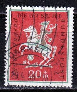 Deutschland BRD Bund 287 von 1958 gestempelt
