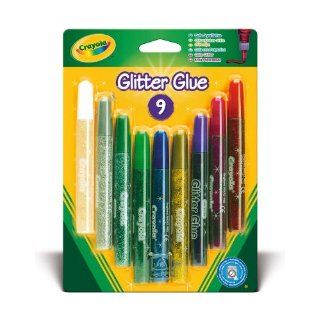 Crayola 03.3542.199   9 Glitzerkleber Stifte Spielzeug