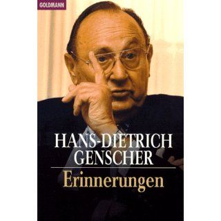 Erinnerungen. Hans Dietrich Genscher Bücher