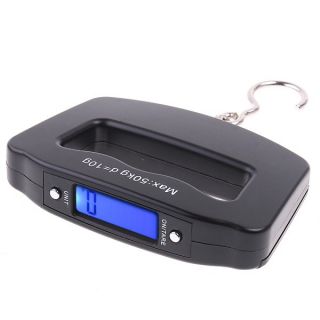 50Kg/10g LCD Digital Hanging Luggage Weight Hook Scale