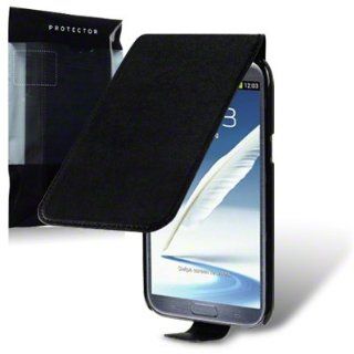 Flip Leder Handytasche Case Etui Hülle für Samsung Galaxy Note II