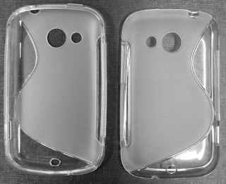TPU Silikon HTC Desire C Etui Case S LINE Tasche Transparent Edition