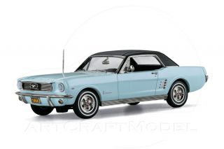 1966 FORD MUSTANG 289 COUPE Arcadian Blue 124 Danbury Mint
