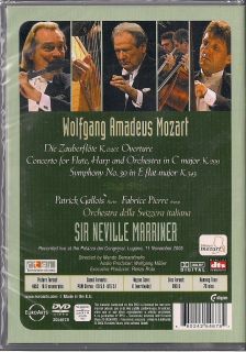 Marriner Konzert für Flöte, Harfe & Orchester KV 299  Sym. 39 OVP