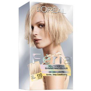 LOreal Feria Shimmer Hair Color   110 Starlet (Very Light Beige Blonde