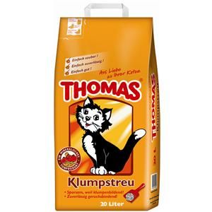 Katzenstreu Katzentoilette Thomas Klumpstreu 20ltr