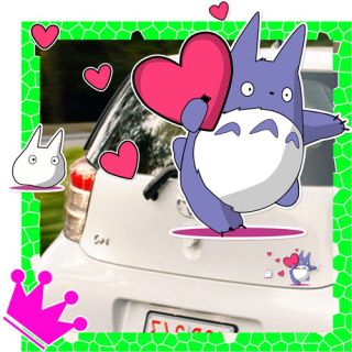 Totoro Herz Heart Auto / Wand Aufkleber Car Sticker 05