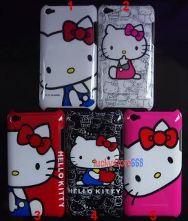 Hello Kitty Hard Back Skin Case Cover for iPod Touch iTouch 4G 4th