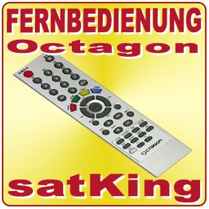 OCTAGON Fernbedienung SF 118 318 418 518 528 + Weiss