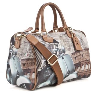 NOT WOMAN MEDIUM HOBO BAG WITH CITY PRINT A318 NEW COLLECTION BEST