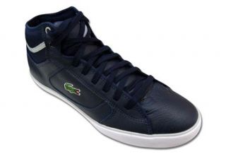 Lacoste Schuhe Sneaker Camous EO Blau Grau Leder UVP 109,90 Neu div