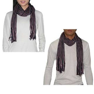 Herren / Damen Komfortable & Super Soft Striped Thin Knit Winter Wrap
