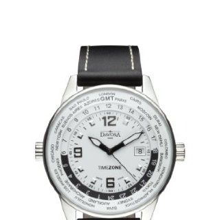 Davosa Herren Armbanduhr Analog Edelstahl weiss 16246314