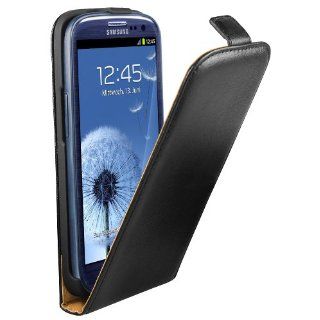 mumbi PREMIUM ECHT Leder Flip Case Samsung Galaxy S3 