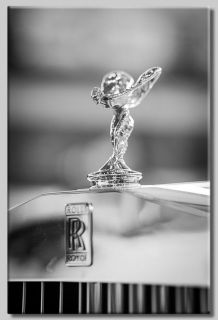 Leinwand Bild Rolls Royce RR Kühlerfigur Spirit of Ecstasy