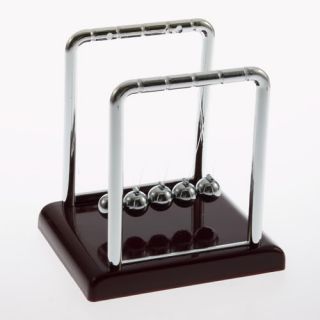 Newtons Cradle Steel Balance Balls Physics Science Pendulum Desk Fun